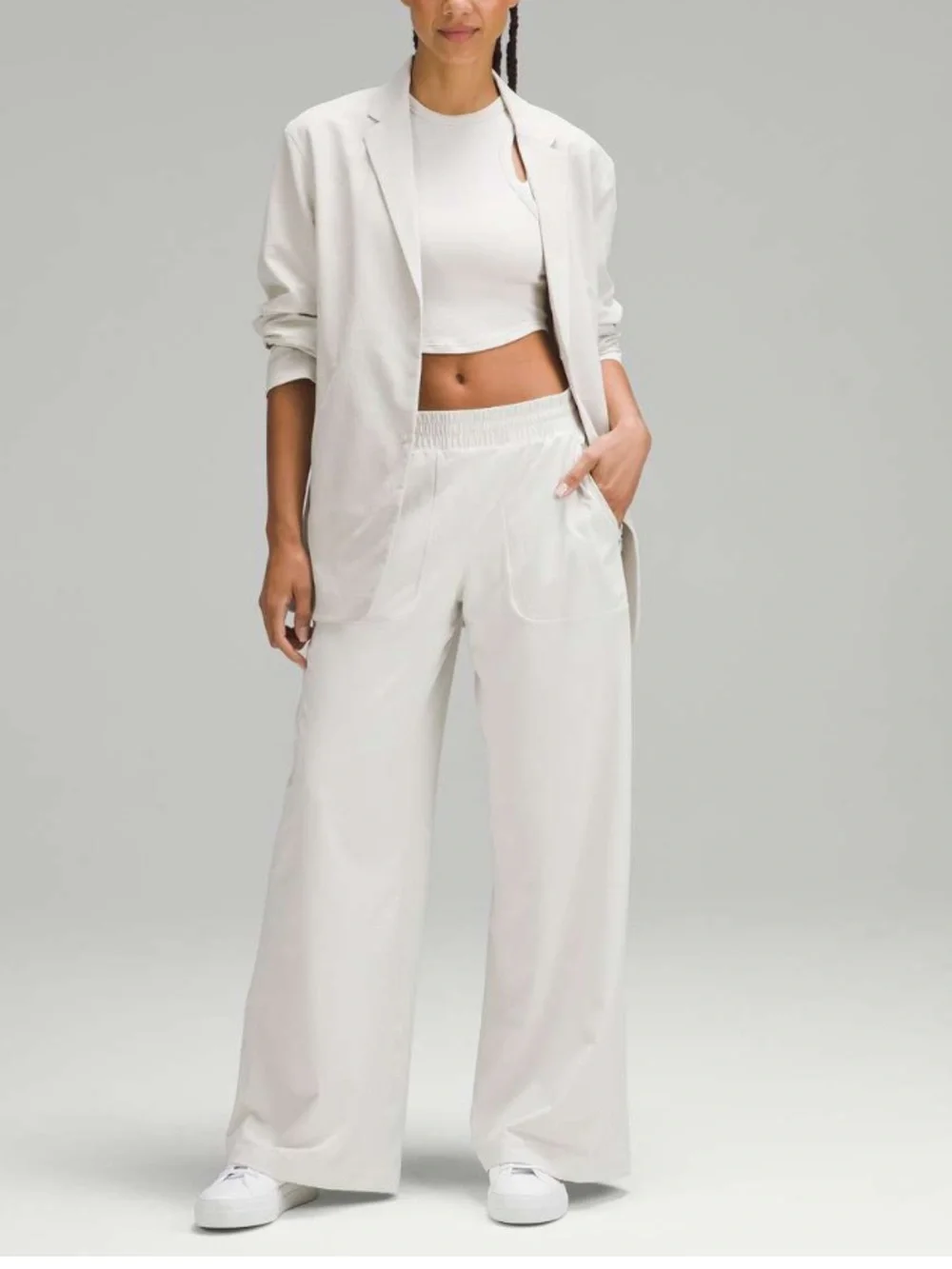 Lululemon Swift Wide Leg Mid-Rise Pants NWT Bone